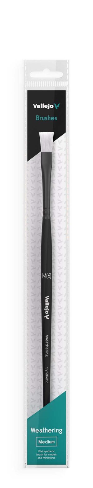 B09002 - Weathering Flat Synthetic Brush  - Weathering