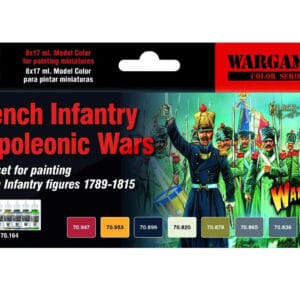 70164 Bộ Màu Lính Bộ Binh Pháp Thời Napoleon (8 Màu)